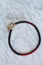 Load image into Gallery viewer, FLEXIBLE BI COLOR NECKLACE WITH KNOT AND LOOP DETAIL
