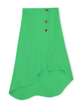 Load image into Gallery viewer, SKIRT RIPSTOP KELLY VISCOSE GREEN
