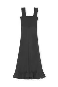 MAXI DRESS HEAVY CREPE BLACK