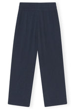 Load image into Gallery viewer, LIGHT STRUCTURED JACQUARD ELASTICATED PANTS SKY CAPTAIN
