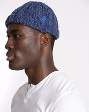 Load image into Gallery viewer, BEANIE ESTATE BLUE WOOL AND LINEN
