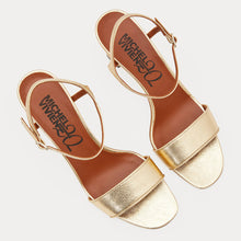 Load image into Gallery viewer, HELLZA GOLD SANDALS
