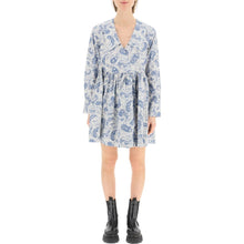 Load image into Gallery viewer, PRINTED COTTON WRAP DRESS
