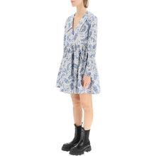 Load image into Gallery viewer, PRINTED COTTON WRAP DRESS
