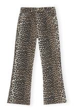 Load image into Gallery viewer, PRINT DENIM BETZY CROPPED LEOPARD
