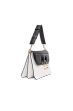 Load image into Gallery viewer, BLACK AND WHITE MEDIUM PIERCE BAG
