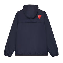 Load image into Gallery viewer, K-WAY X CDG NAVY ZIPPED RAINCOAT
