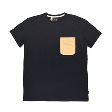 Load image into Gallery viewer, POCKET T-SHIRT PATCHWORK BLEU PANAME
