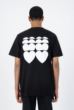 Load image into Gallery viewer, TZARA HEART T-SHIRT BLACK
