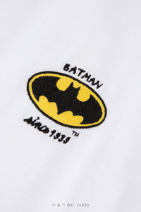 T-SHIRT BATMAN LOGO WHITE