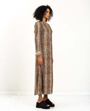 Load image into Gallery viewer, PRINTED LIGHT CREPE LONG SLEEVE MAXI DRESS
