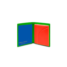 Load image into Gallery viewer, WALLET SUPER FLUO GREEN/ORANGE FOLD
