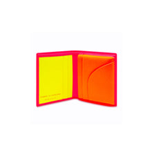 Load image into Gallery viewer, WALLET SUPER FLUO FOLD PINK / YELLOW
