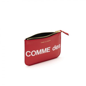 SMALL POUCH HUGE LOGO RED