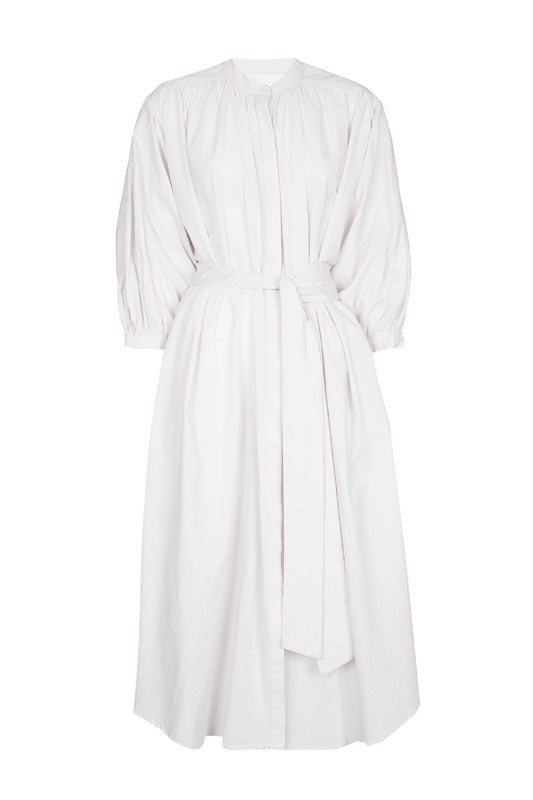 BALLOON DRESS LONG WHITE