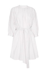 BALLOON DRESS SHORT WHITE