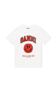 T-SHIRT SMILEY BRIGHT WHITE