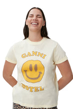 Load image into Gallery viewer, LIGHT COTTON JERSEY O-NECK HOTEL T-SHIRT FLAN
