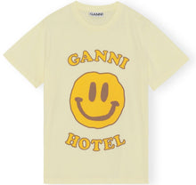 Load image into Gallery viewer, LIGHT COTTON JERSEY O-NECK HOTEL T-SHIRT FLAN
