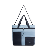 Load image into Gallery viewer, THOMPSON COLORBLOCK TOTEBAG NAVY/LAKE BLUE
