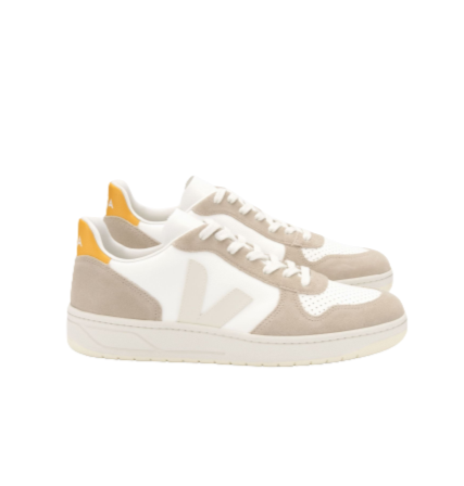 V-10 CHROMEFREE LEATHER WHITE SAHARA OURO MEN – Maison Mara