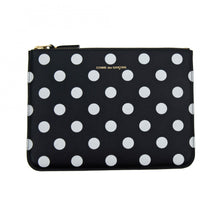 Load image into Gallery viewer, ZIP POUCH POLKA DOT BLACK
