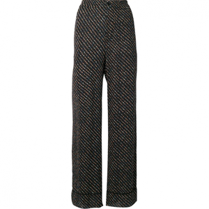 FLORAL PRINT STRAIGHT TROUSERS