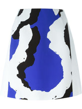 Load image into Gallery viewer, ABSTRACT PRINT PANEL MINI SKIRT
