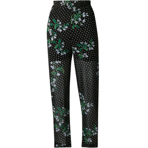 ROMETTY GEORGETTE PRINTED FLORAL TROUSERS