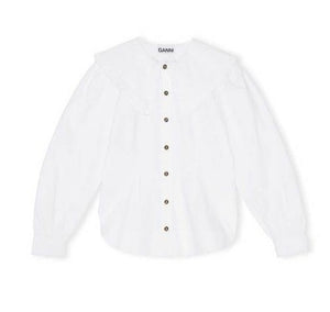 FITTED SHIRT COTTON POPLIN BRIGHT WHITE