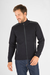 CARDIGAN FULL ZIP CARNAC RICH NAVY