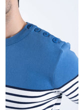 Load image into Gallery viewer, SAILOR SWEATER OZERO BLUE/MILK/NAVY
