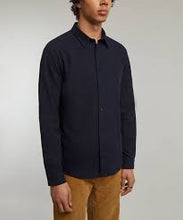 Load image into Gallery viewer, VINCENT SHIRT COTTON NAVY MEN

