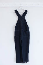 Load image into Gallery viewer, Linen Overalls Navy
