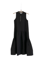 Load image into Gallery viewer, RUFFLE DRESS BLACK
