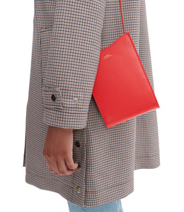 JAMIE NECK POUCH RED