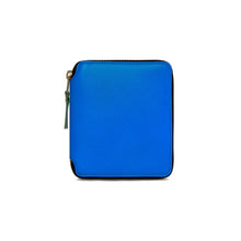 Load image into Gallery viewer, ZIP AROUND WALLET SUPER FLUO BLUE
