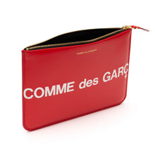 Load image into Gallery viewer, ZIP POUCH HUGE LOGO RED
