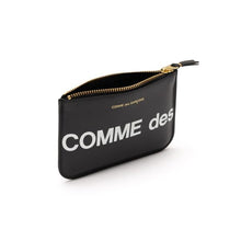 Load image into Gallery viewer, SMALL POUCH HUGE LOGO BLACK
