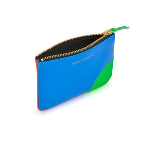 SMALL POUCH SUPERFLUO ORANGE BLUE