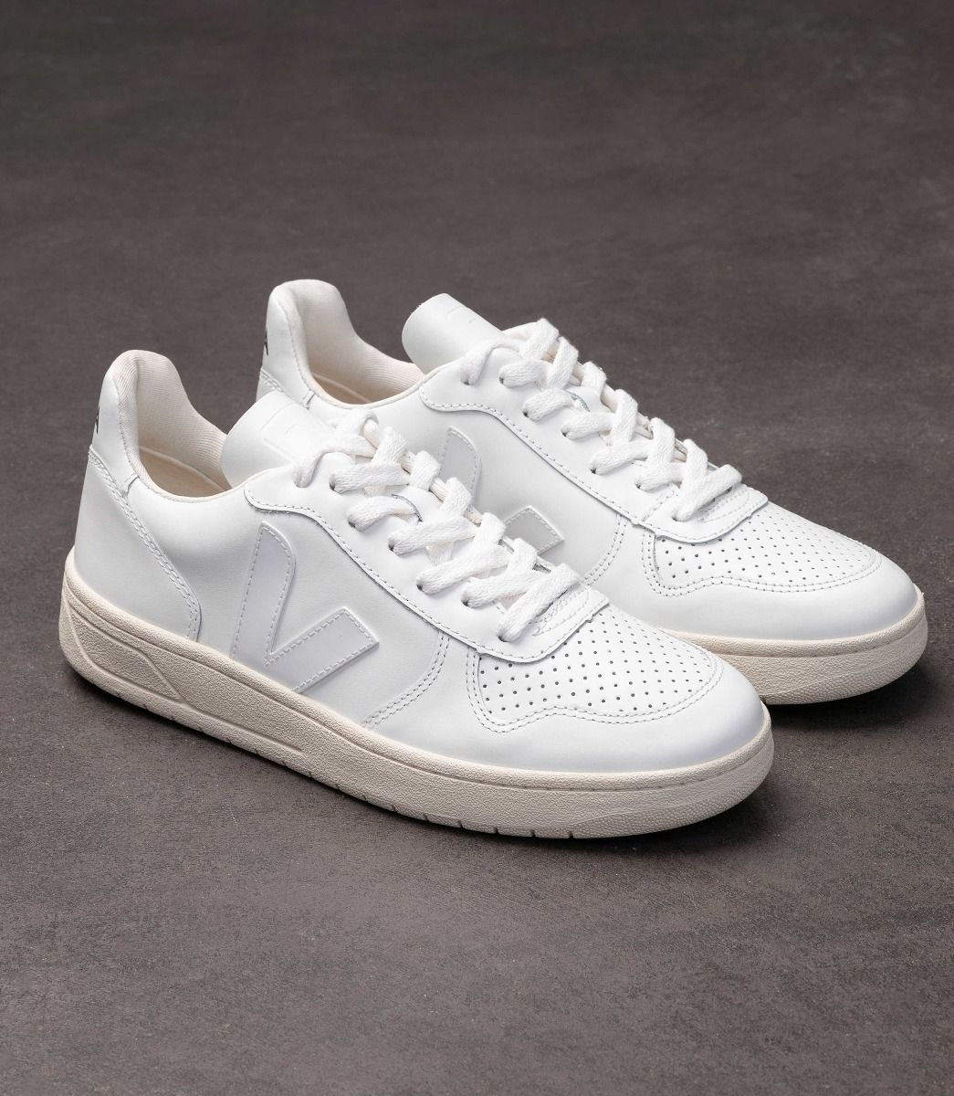 V-10 LEATHER WHITE WOMEN – Maison Mara